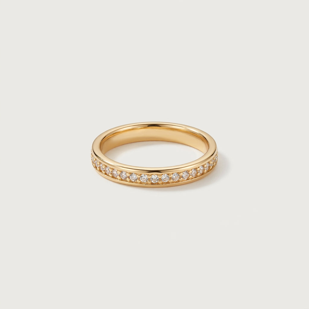 Anel Eternity Cristal